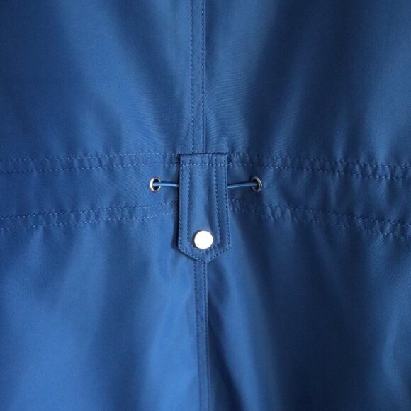 Northern Reflections Women's M Blue Hooded Full Zip Lined Rain Coat Jacket - Picture 14 of 16